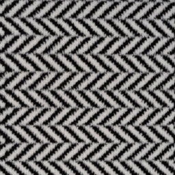 Loomed Black White Herringbone Cut To Measure Stair Carpet Runner 60Cm Wide - thumbnail 3