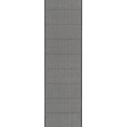 Loomed Black White Herringbone Cut To Measure Stair Carpet Runner 60Cm Wide - thumbnail 6