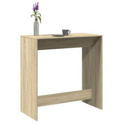 Berkfield Bar Table Sonoma Oak 102X50X103.5 Cm Engineered Wood - image 1