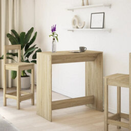 Berkfield Bar Table Sonoma Oak 102X50X103.5 Cm Engineered Wood - thumbnail 3