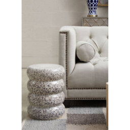 Orsina Large Neutral Grid Woven Rug, Beige, Brown & Grey Handcrafted Patchwork Area Rug, Wool Cotton Blend Floor Mat - thumbnail 7