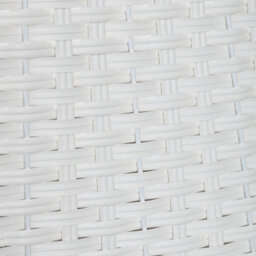 47Cm X 46Cm Samuel Alexander Foldable Faux Rattan Christmas Tree Skirt In White - thumbnail 8