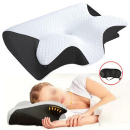 Ergonomic Memory Foam Pillow For Cervical Neck Shoulder Orthopedic Pain Relief - thumbnail 2