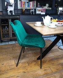 MMT Funiture Designs Green mmt Furniture Designs Ltd Nigella Dining Chairs Set Of 2, Velvet Chair Bucket - thumbnail 9