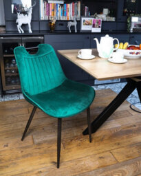 MMT Funiture Designs Green mmt Furniture Designs Ltd Nigella Dining Chairs Set Of 2, Velvet Chair Bucket - thumbnail 8