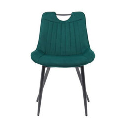 MMT Funiture Designs Green mmt Furniture Designs Ltd Nigella Dining Chairs Set Of 2, Velvet Chair Bucket - thumbnail 2