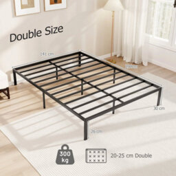 Double Size Metal Bed Frame 30Cm Platform Bed - thumbnail 2