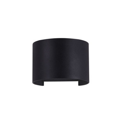 Luminosa Lighting Luminosa Fulton Integrated Led Wall Lamp Black, Ip54 - image 1