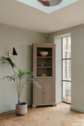Statement Furniture Florence Corner Display Cabinet, Glass Door Truffle Dresser - thumbnail 7