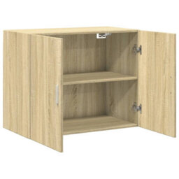 Berkfield Wall Cabinet Sonoma Oak 80X42.5X64 Cm Engineered Wood - thumbnail 7