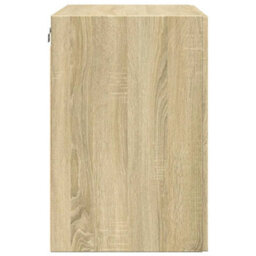 Berkfield Wall Cabinet Sonoma Oak 80X42.5X64 Cm Engineered Wood - thumbnail 5