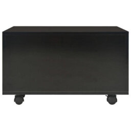 Berkfield Elegant Coffee Table High Gloss Black 60X60X35 Cm Engineered Wood - thumbnail 4