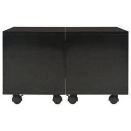 Berkfield Elegant Coffee Table High Gloss Black 60X60X35 Cm Engineered Wood - thumbnail 3