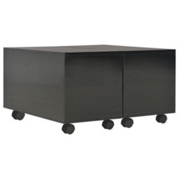 Berkfield Elegant Coffee Table High Gloss Black 60X60X35 Cm Engineered Wood