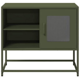 Berkfield Tv Cabinet Olive Green 68X39X60.5 Cm Steel
