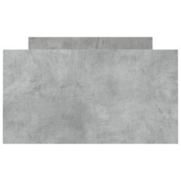 Berkfield Bed Frame With Headboard And Footboard Concrete Grey 90X190 Cm - thumbnail 6