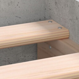 Berkfield Bed Frame With Headboard And Footboard Concrete Grey 90X190 Cm - thumbnail 9