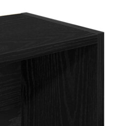 Walplus Bookcase Black Oak 31X24X102 Cm Engineered Wood - thumbnail 9