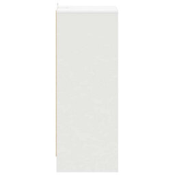 Berkfield Modern Shoe Cabinet White 60X35X92 Cm Engineered Wood - thumbnail 5