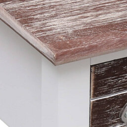 Berkfield Durable Side Table Brown 40X40X40 Cm Paulownia Wood - thumbnail 5