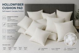 ARLinens Cushion Pad Hollowfiber Inner Insert Scatter Filler Deep Filled Plum Cushion - thumbnail 3