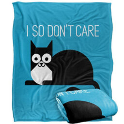 David Olenick Fur Real Silky Supersoft Blanket Black/blue/white (60In X 50In) - thumbnail 2