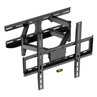 "Vonhaus Tilt & Swivel Tv Bracket For 24-65"" Screens, Tv Wall Mount W/spirit Level, 45Kg Capacity, Max Vesa: 400X400mm" - image 1