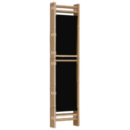 Berkfield Classic Folding 3-Panel Room Divider 120 Cm Bamboo And Canvas - thumbnail 6