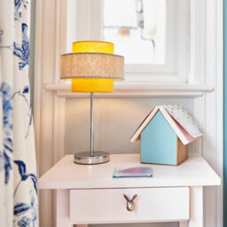 Valuelights Weaver Pair Of Touch Table Lamps With Herringbone/mustard Shade And Bulbs - thumbnail 5