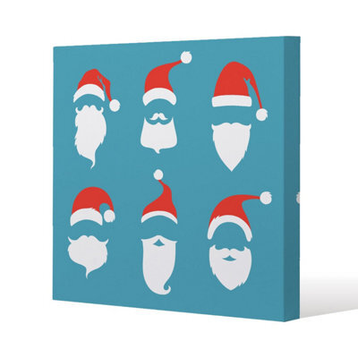 Andrew Lee Santa Hats (Canvas) / 114 X 114 X 4Cm - image 1