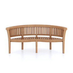 Eterna Monaco Teak Garden Outdoor Dining Table & 4 Seat Chair Set - With Green Cushions - thumbnail 8