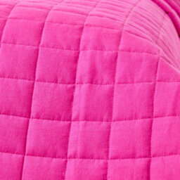 Homescapes Cotton Quilted Reversible Bedspread Pink & Cerise, 230 X 250 Cm - thumbnail 3