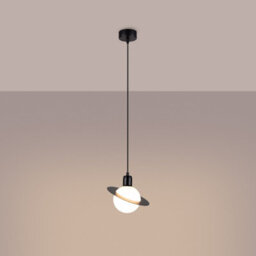 Luminosa Lighting Luminosa Hyperion Decorative Dome Pendant Ceiling Light Black - thumbnail 1