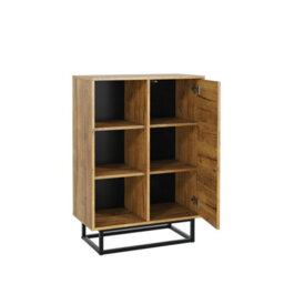 Elysian Loft Sideboard 100Cm Industrial Dark Oak - Creative Furniture - thumbnail 9