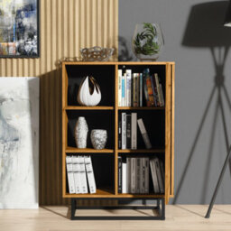 Elysian Loft Sideboard 100Cm Industrial Dark Oak - Creative Furniture - thumbnail 6