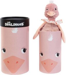 Les Dèglingos Les Degingos Pomelos The Ostrich In Box Large Plush Figure Kids Soft Cuddly Toy - thumbnail 2