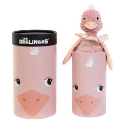 Les Dèglingos Les Degingos Pomelos The Ostrich In Box Large Plush Figure Kids Soft Cuddly Toy