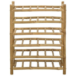 Walplus Wine Rack Natural 57 X 29.5 X 72 Cm Bamboo - thumbnail 3