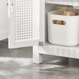 Sobuy Bzr35-W, Under Sink Cabinet Bathroom Vanity Unit Bathroom Storage Cabinet With Doors,white,w50Xd32Xh60 - thumbnail 4