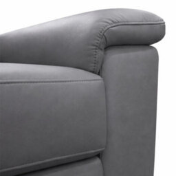 Aspire Marlowe Real Leather Power Recliner Two Seater Sofa With Usb Charging, Slate - thumbnail 7