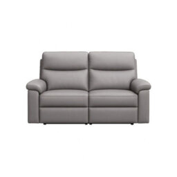 Aspire Marlowe Real Leather Power Recliner Two Seater Sofa With Usb Charging, Slate - thumbnail 4