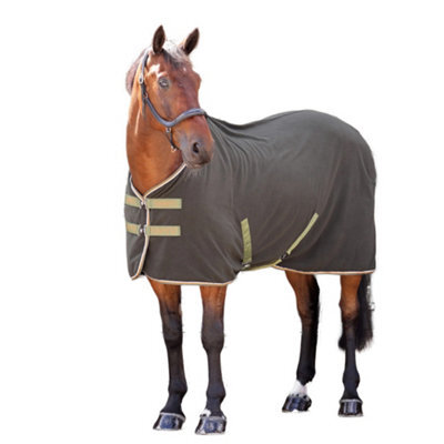 Tempest Fleece Horse Rug Khaki Green (78In) - image 1