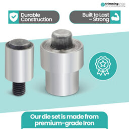 Neel Blue 15mm Eyelets Grommets Fixing Dies Set For Green Machine Hand Press, Eyelets Fixing Tool - thumbnail 4