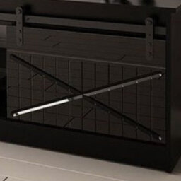 Granero Tv Cabinet Modern Living Room Entertainment Unit With Storage Black Design In High Gloss Finish - thumbnail 2