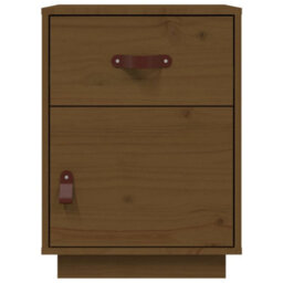 Berkfield Bedside Cabinet Honey Brown 40X34X55 Cm Solid Wood Pine - thumbnail 5