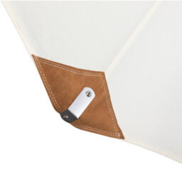 Styx 3M Deluxe Wooden Parasol In Beige - thumbnail 4