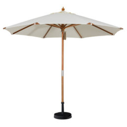 Styx 3M Deluxe Wooden Parasol In Beige - thumbnail 2