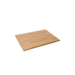 domli Solid Wood Oak Office Desk Top - 800mm X 500mm X 27mm - Premium European Wooden Rectangular Tabletop Timber Worksurface