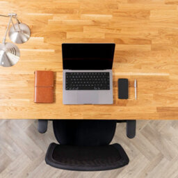 domli Solid Wood Oak Office Desk Top - 800mm X 500mm X 27mm - Premium European Wooden Rectangular Tabletop Timber Worksurface - thumbnail 6