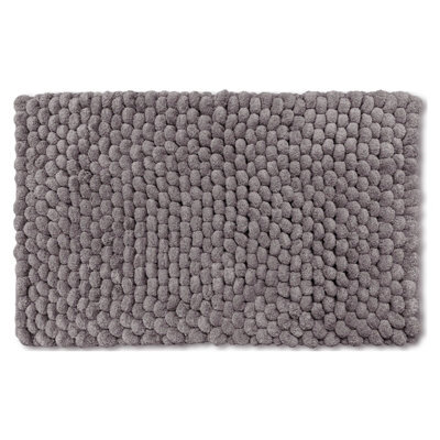 Allure Bath Fashions Bobbi Giant Bobble Bath Mat - Charcoal Grey - image 1